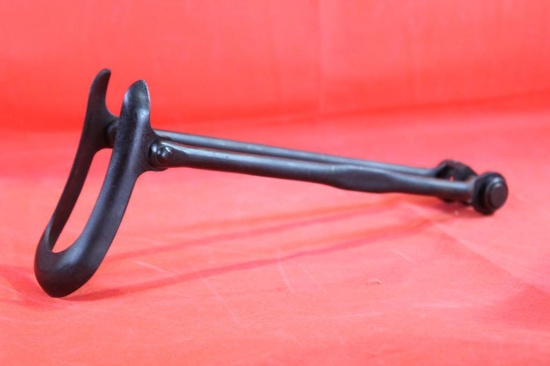 CYMA metal Bulgarian style under-fold rifle stock. Like new, with some slight rust.