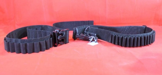 Two nylon wide cartridge rifle slings. New.