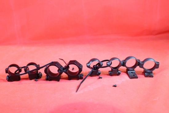 Bag of miscellaneous scope rings.