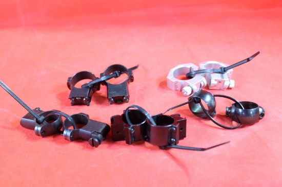 Bag of miscellaneous scope rings.