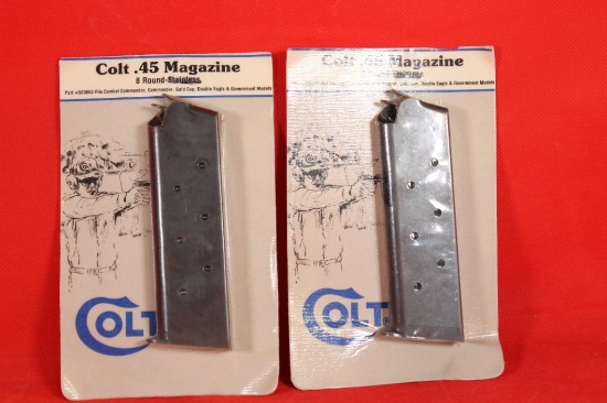 Two Colt 45 ACP magazines. New in packages.