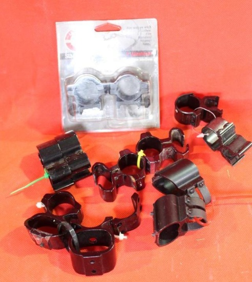 Bag of miscellaneous scope rings.