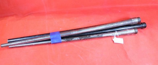 Four rifle barrels. Used.
