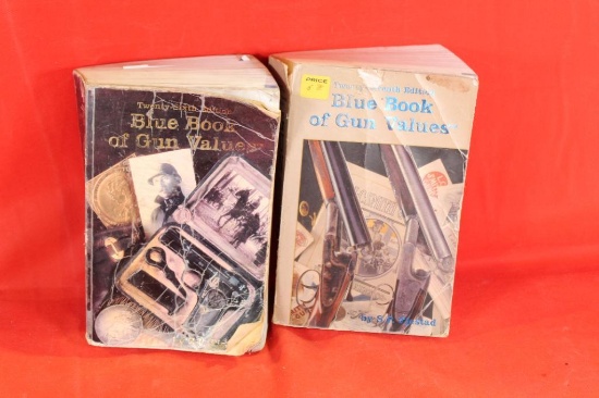 Two Blue Book of Gun Values. 26th and 27th editions. Used.