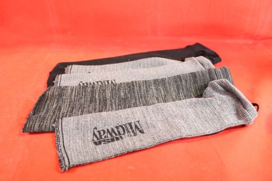 Five silicon pistol gun socks