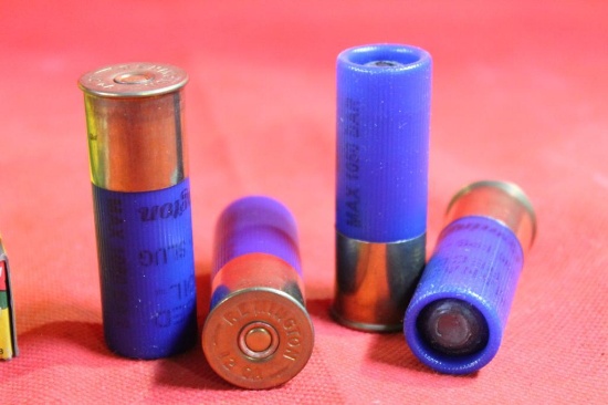 Four boxes Remington 12 gauge rifled slugs 2 3/4", 20 count total