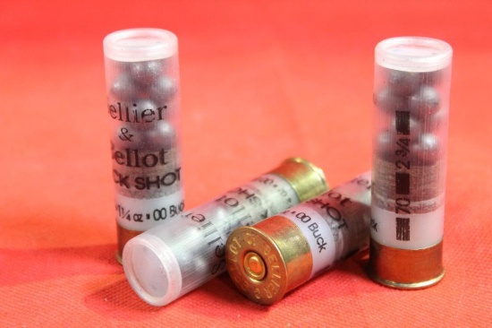 One box of Sellier & Bellot 12 gauge 00 buckshot, 12 cnt