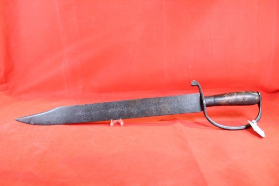 Confederate States of America Civil War short sword with the original sheath, marked "MISS" (