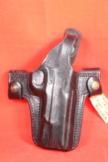 Tagua black leather right handed 1911 full size belt holster with thumb break. Used in nice