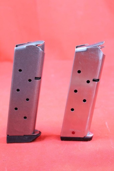 Two 7 round SS 1911 45 ACP magazines. Like new.