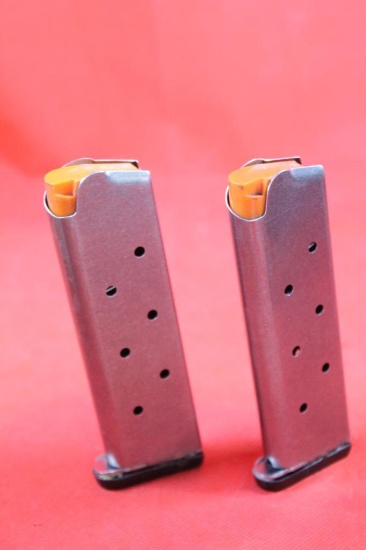Two 8 round SS 1911 45 ACP magazines. Used in good condition.