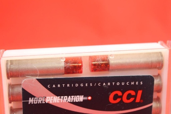 Two boxes of CCI 38 Spl shotshells. One pest control and one #4 81 gr shot. New, count 20.