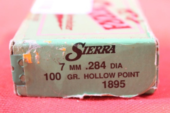 Sierra box of 7mm 100 gr HP. Count 85.