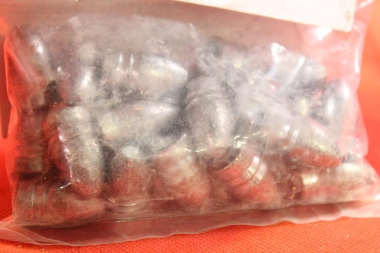 Bag of 58 cal Minie 530 gr Lead. New, count 25.