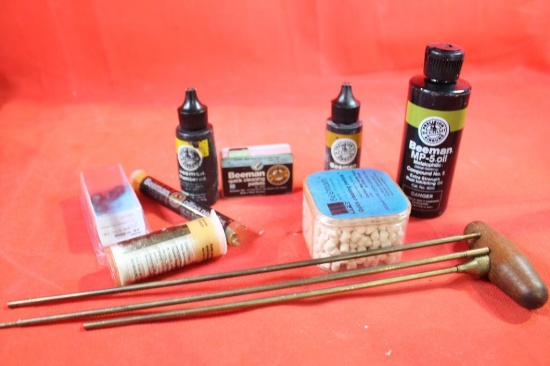 Beeman airgun cleaning kit in box.