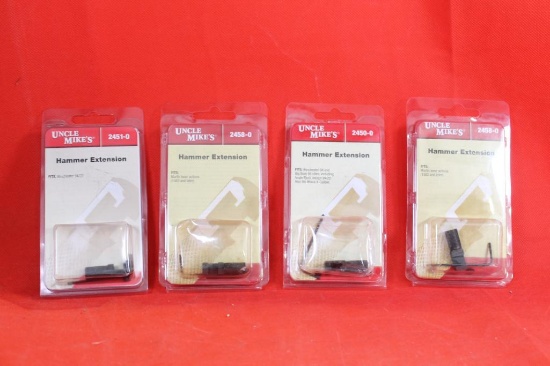 Four Uncle Mike's big bore hammer extension for 94 lever guns. New in packages.
