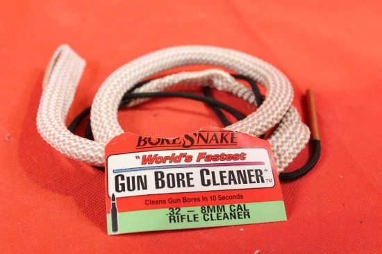Gun bore cleaning snake for 32 to 8mm. Like new.