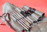Roll-up pistol cleaning kit. Used.