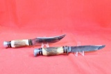 Two sheath knives. One Carl Schlieper 