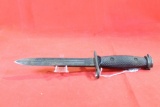 USM8A1 military bayonet with 6.75 inch blade & original scabbard. Used.