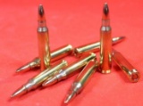 Five boxes of Wolf Gold 223 Rem 55 gr FMJ. New, count 100.