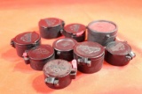 Bag of miscellaneous Butler Creek scope covers.
