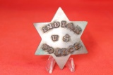 US Indian police badge 1890