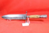 Confederate Civil War Bowie knife, Stamped 