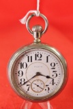 Elgin open face pocket watch, estimated production date 1909, size 18, 19 jewels. Serial # 13922351