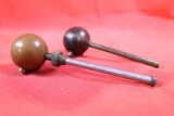 Two black powder bullet starters