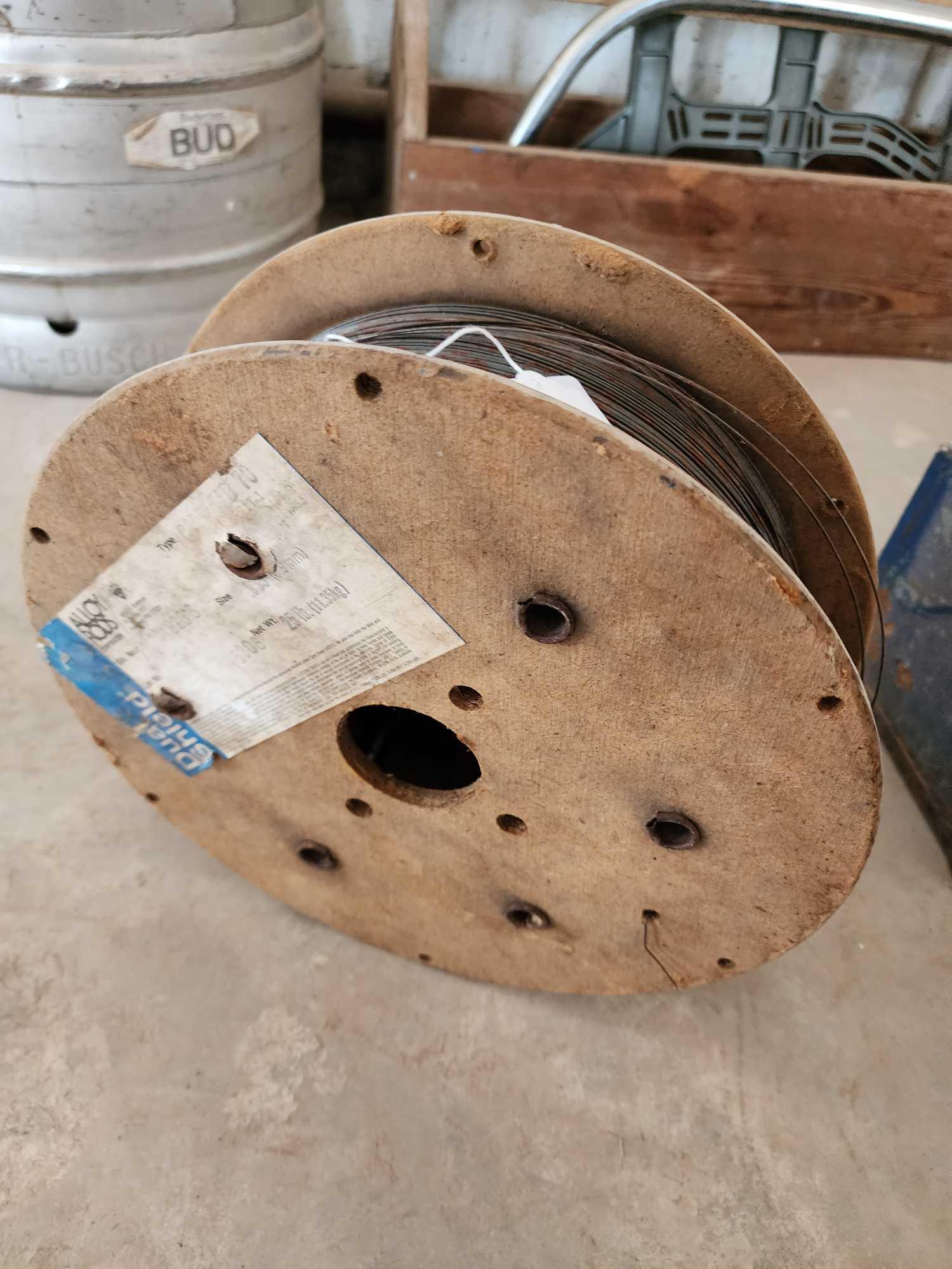 Large roll of Dual Shield welding wire Proxibid