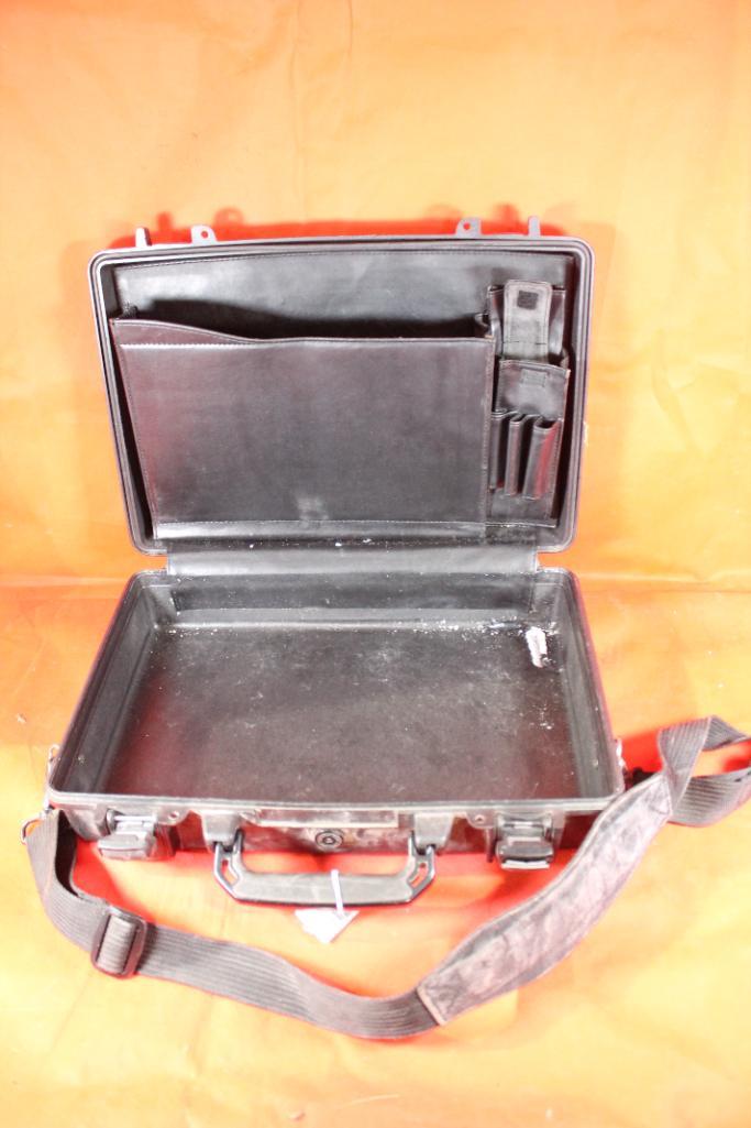 One black Pelican briefcase,Used. Proxibid