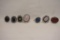 Seven rings, five size 9 and two size 8