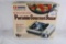 One Iwatani portable Gourmet stove. Box is opened, but looks unused.