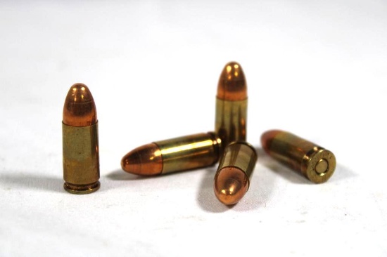 One box Winchester 9MM Luger 115gr ammo, 50 count