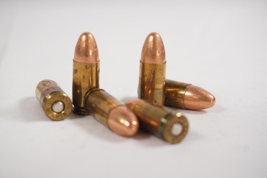 Two boxes of Blazer Brass 9MM Luger ammo 115 gr FMJ, 100 count total