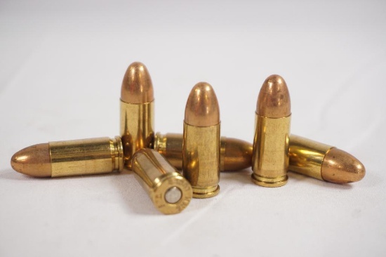 One box of American Eagle 9mm Luger 115 gr FMJ, 50 count