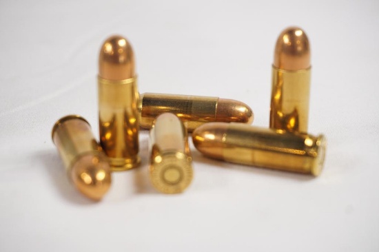 Two boxes of Aguila .38 Super A+P 130 gr, one full and one partial , 96 count total