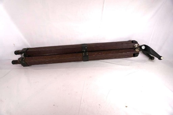 Large wooden tripod