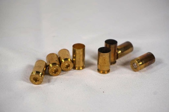Bag of 45 ACP brass. 95 fired and 50 +/- new, unprimed.