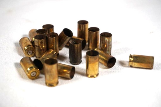 Bag of mixed once fired 9mm brass. Count 550+/-.