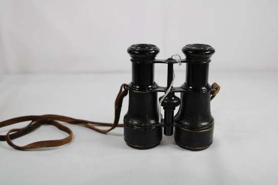 Old pair of binoculars. Used in half of a case.