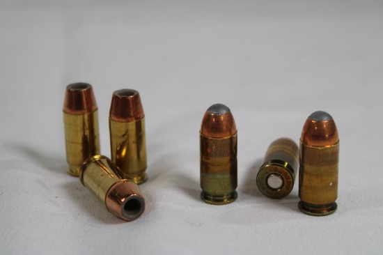 Two partial boxes of 45 ACP+P 165gr. One Cor Bon JHP, count 15 and one Pow'R Ball, count 15.