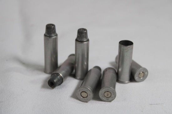 Partial box of CCI 41 Mag 200gr SWC-half jacketed HP. Count 26 and 24 fired. Aluminum cases.