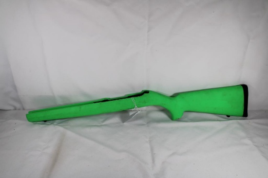 Green polymer rifle stock for Ruger 10/22. Like new.