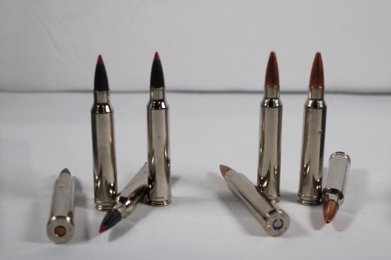 One partial box Federal Premium 300 Win Mag ammo, 9 count 165gr, one partial box Winchester