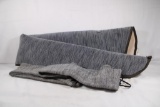 One padded rifle sleeve and two silicon rifle sleeves