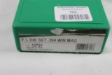 RCBS 2 die FL set for 264 Win Mag. Used, in good condition.