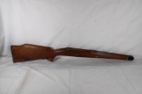 Plain wood stock for pre-64 Winchester model 70. Used, shows slight wear and a few small gouges, but