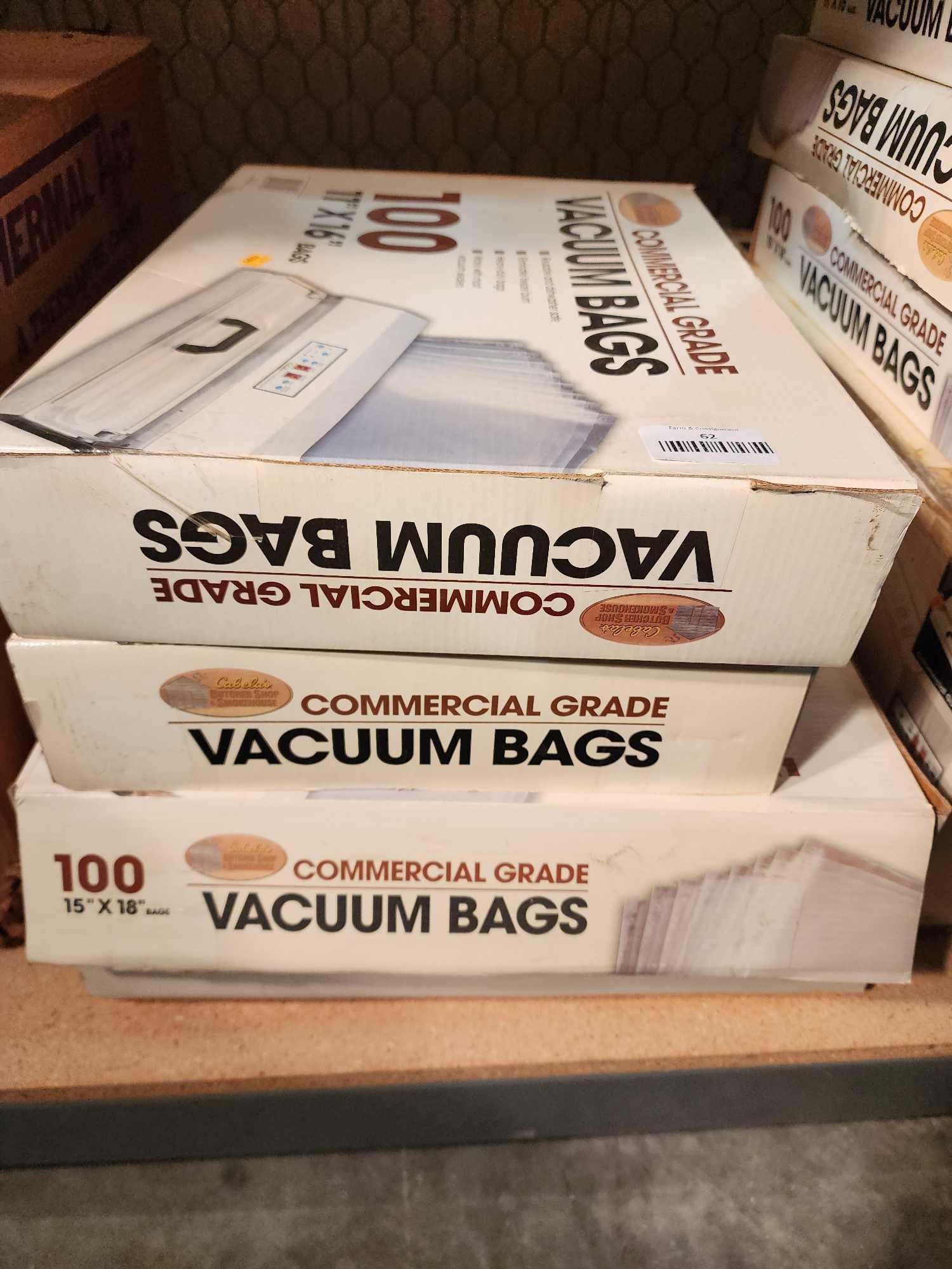 Four boxes of Cabela's vacuum bags. New. Proxibid